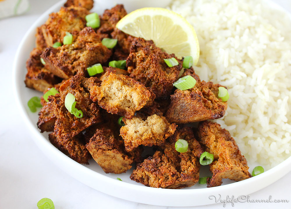 Tofu che si crede pollo vegan